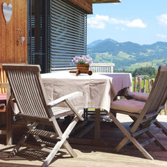 Relaxdays Brouette Jardinière, Lot de 2, Décoration de Jardin, H x L x P : 12,5 x 26 x 12 cm, Chariot à Fleurs pour Plantation, Bois, Naturel