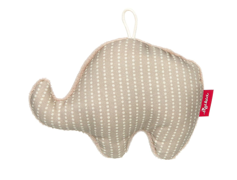 SIGIKID Catch Elephant, jouet hochet bébé RedStars : attraper, découvrir, jouer, pour bébé dès la naissance, n° article 42951, beige-gris 13 cm Jucarii Bebe Naty Shop Titre par défaut