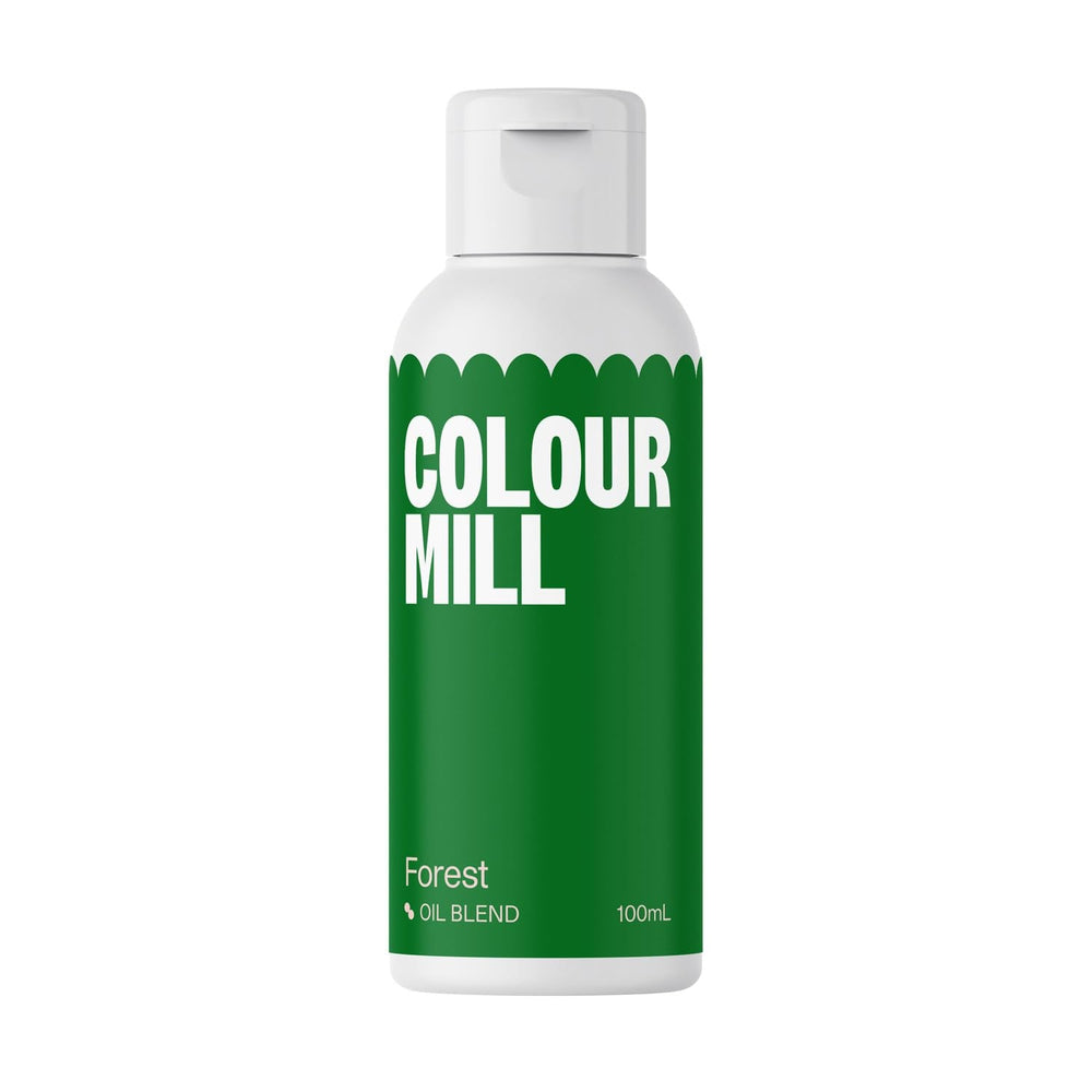 Colorant alimentaire Color Mill Oil Blend Forest Oil - Colorant alimentaire pour chocolat, fondant, muffins, gâteaux, pâtisserie, macarons - Colorant alimentaire pour décorer gâteaux - 100 ml