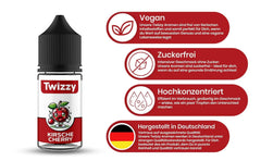 Twizzy, Arôme Concentré Cerise, 30 ml Arômes Naty Shop