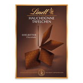 Barres de chocolat noir ultra-minces Lindt Chocolate | 125g | Barres ultra fines du meilleur chocolat noir | Particulièrement fin et fin | Cadeau chocolat (1 paquet)