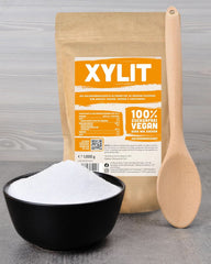 Xylitol premium avec un pouvoir sucrant 1:1 par rapport au sucre, 1kg Édulcorants Naty Shop
