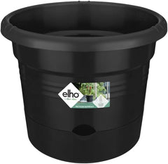 elho Green Basics Tomato pots 33 - Pots de fleurs pour la culture et la récolte en extérieur - Ø 33,5 x H 26,0 cm - Noir/Noir vif