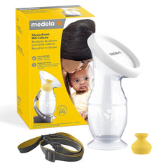 Medela Récupérateur de lait maternel en silicone Accessoires Alimentation et Allaitement Bebe Naty Shop Silikon Handmilchpumpe