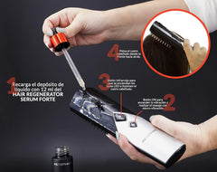 Redenhair Brosse de régénération des cheveux - traitement contre la chute des cheveux - stimulateur de croissance des cheveux - croissance idéale des cheveux - prévention de la chute des cheveux pour femmes et hommes Soins capillaires Naty Shop