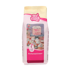 Funcakes Mix Für Enchanted Cream® : Einfach Zu Berübenende, Sehr Leichte Und Flauschige Schneeweiße Creme, Perfekt Zum Füllen Und Abdecken Von Kuchen Ouer Als Belag Für Cupcakes, Halal., 900 G Mélange pour la pâtisserie et la cuisson Naty Shop 900 G (1Er Pack) Vanille