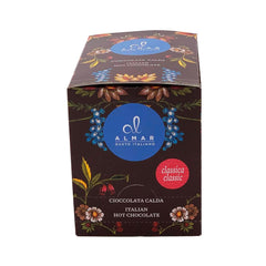 Chocolat chaud italien Cortina saveur CLASSIC - (15 X 30 g) Portion individuelle, enveloppe, 450 g Cacao et Chocolat Chaud Naty Shop