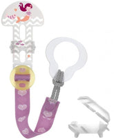 MAM Clip & Cover, Chaîne de Sucette - Rose