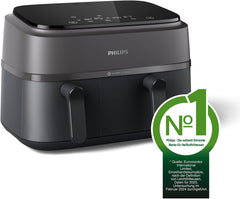 Philips Airfryer Dual Basket 3000 Series, 9L, 2 paniers, 2 plats prêts en même temps, technologie Rapidair plus électroménagers à air chaud Naty Shop