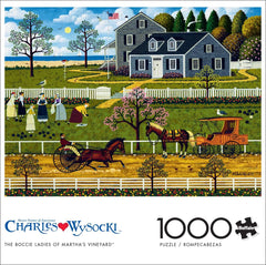 Buffalo Games - Charles Wysocki - Dames de pétanque de Marthas Vineyard - puzzle 1000 pièces Puzzle Naty Shop