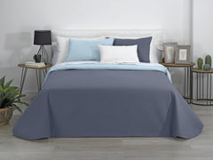 AVA | Courtepointe réversible Boutique | Pour toutes les saisons | Couleur – Bleu ciel/pierre | Pour lit 120/135 cm. lit. (230 X 270 Cm. Ancho X Alto) | Quilt matelassé Quilts et quilts Naty Shop Titre par défaut