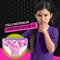 Pampers Pantalon de pyjama couleur unie cœurs 4-7 ans 60 pantalons de pyjama 17-30 kg Protection contre les fuites toute la nuit