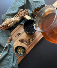 Masala Chai ceai amestec de condimente 100 g, condimente indiene pentru ceai chai sau chai latte, 100% natural, fără aromă, Teaclub Tea