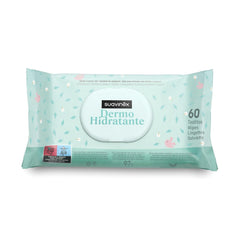 Suavinex, pachet de 14 a câte 60 de șervețele umede pentru bebeluși (840 de șervețele în total), hidratante, potrivite pentru tenul atopic, 95% ingrediente naturale