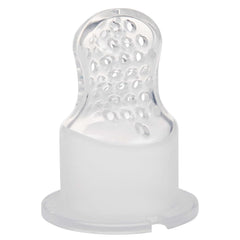 Nuby Mangeoire à Fruits en Silicone - Mangeoire à Fruits pour Bébés de 6 Mois et Tout-Petits - Anneau de Dentition pour Fruits, Légumes et Purées - Sans BPA - Rose - 6+ Mois