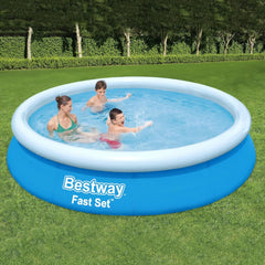 Piscină Bestway Fast Set, fără pompă, albastră, 366 x 76 cm, fără accesorii