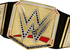 Mattel Ceinture de championnat WWE Mattel, jeu de rôle et costume de championnat universel incontesté de la WWE, env. Ceinture en simili cuir de 100 cm de long avec raccord unique, figurines HYJ35 Naty Shop