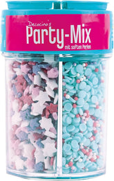 DECOCINO Party Mix, perles de sucre, décorations à saupoudrer, confettis, 95 grammes Naty Shop Party-Mix