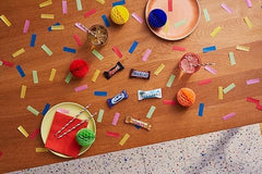 Mini paquet de chocolat mélangé en vrac, chocolat, 35 mini collations au chocolat (Mars, Snickers, Bounty, Twix, Milky Way) comme bonbons, cadeau chocolat, boîte de bonbons (710 g)