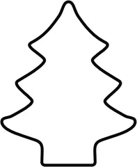 Kaiser Original Moule à Pain d'Épices, Forme Sapin de Noël, 13 x 9 x 2,5 cm, Acier Inoxydable, Coupe Facile et Précise, Manipulation Sûre et Confortable, Noir