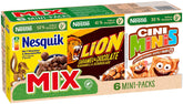 Pachete mini de cereale Nestlé Mix, 6 bucăți, 1 pachet (1x200g la 4x30g, 2x40g)