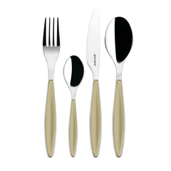Guzzini - Feeling, set tacâmuri 24 piese - Culoare nisip Bucatarie Naty Shop