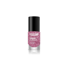 Oja Glam'Up Paris, ultra-lucioasă, de lungă durată, cu uscare rapidă, nr. 129, sclipici roz