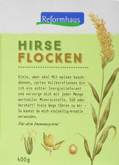 Hirse-Flocken Bio, Pack 6Er (6 X 400 G) Céréales Naty Shop Titre par défaut