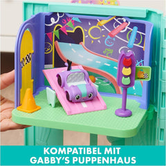 Chambre Deluxe Gabby's Dollhouse, salle de jeux Purr-Ific, salle de jeux avec voiture jouet Carlita, 2 meubles et 2 boîtes surprises avec accessoires, convient aux maisons de poupées à partir de 3 ans Naty Shop
