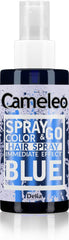 Cameleo - Spray & Go - spray colorant capillaire - violet - pour cheveux blonds, blond platine et gris - simplement vaporiser et partir - semi-permanent - résultat instantané - spray colorant capillaire carnaval - 150 ml Naty Shop Blue Hair Dye 150 Ml (1 pack)