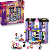 LEGO Friends Modeschau in Heartlake City - Verkleidungsspiel mit 3 Mini Puppen, Laufsteg, anpassbaren Outfits inkl. Rock, Mantel, Hüten & Zubehör - Kreatives Geschenk für Mädchen ab 7 Jahren - 42685