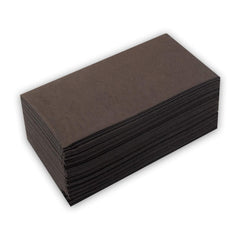 Serviettes 40 X 40, Serviettes Airlaid, 30, Noir