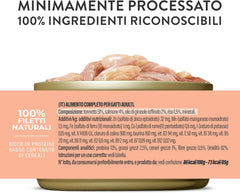 Ton cu somon în jeleu, hrană umedă completă pentru pisici, la conservă, cu vitamine adăugate, 100% naturală, 6 x 85 g