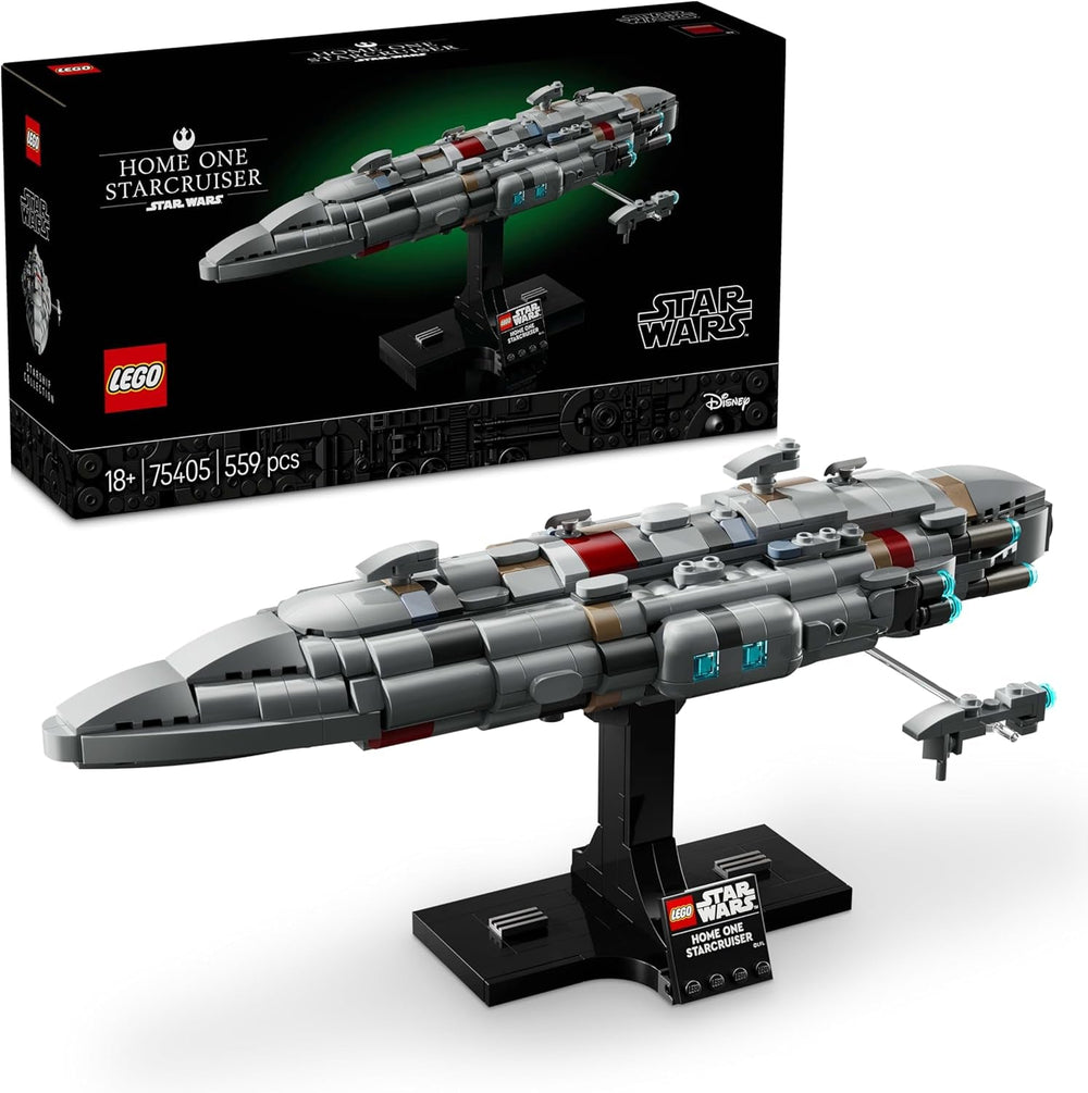 LEGO Star Wars 75405 Home One Starcruiser du Retour du Jedi - Modèle de vaisseau spatial - Ensemble fantastique et de collection à construire et à exposer - Cadeau pour les fans adultes et adolescents Jeux de construction Besuche den LEGO-Store Titre par défaut