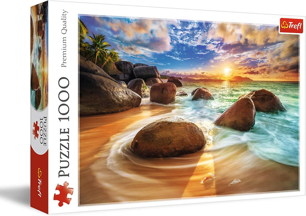 Trefl TR10461 Samudra Beach, Inde Puzzle 1000 pièces de qualité supérieure pour adultes et enfants de 12 ans et plus, puzzle coloré Naty Shop Titre par défaut