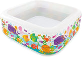 Intex 57471NP - Acvariu gonflabil, vinil, multicolor, 159x159x50 cm