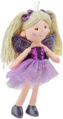 11766 Poupée en tissu Fée en peluche Princesse 30 cm Violet