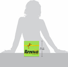 Serviettes en papier Renova, dorées, vertes, 40 pièces