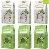 Elf-Family 6 boîtes (12 pièces) de nouilles shirataki de konjac biologiques ultra faibles en glucides végétaliennes sans gluten - 1,62 kg, sans glucides/céto/faible en calories/sans gras/sans sucre nouilles instantanées - Spaghetti et fettuccine