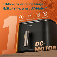 Cosori Turboblaze Hot Air Fryer Airfryer, 9-In-1, 6 litri, silentioasa Electrocasnice Naty Shop