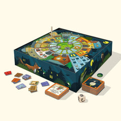 Kosmos 697679 Școala Animalelor Magice Incredibil! Jocul cu o întorsătură aparte. Joc pentru copii de la 6 ani în sus cu zaruri, joc de societate cooperativ, joc de familie, joc de petrecere