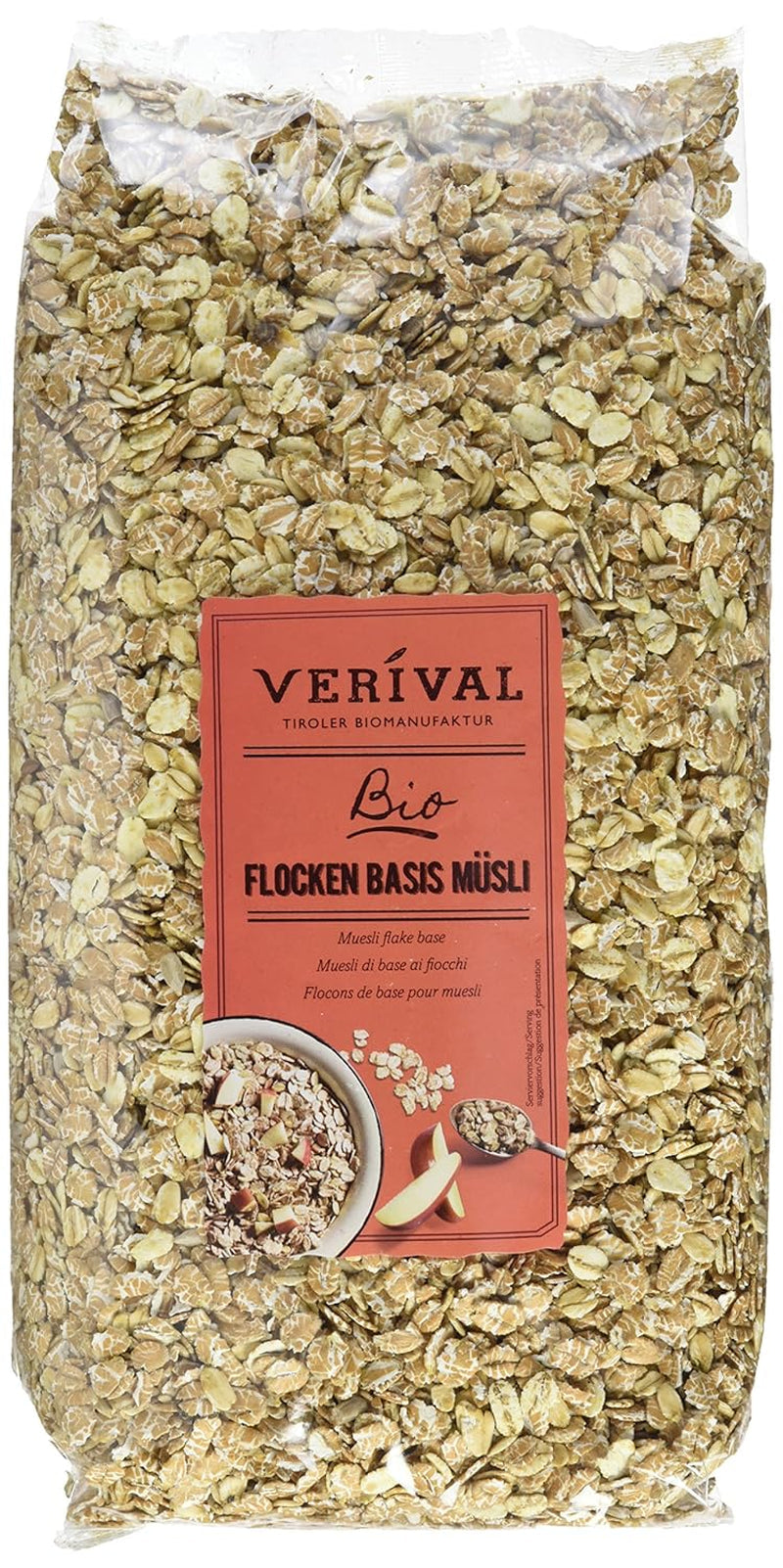 Verival Flocken Basis Muesli - Bio, Pack 6Er (6 X 1 Kg) Céréales Naty Shop Titre par défaut