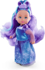 Simba Evi Princesse Fantasy of Love Poupée dans une robe de conte de fées avec une licorne étincelante 12 cm Poupée de jeu à partir de 3 ans