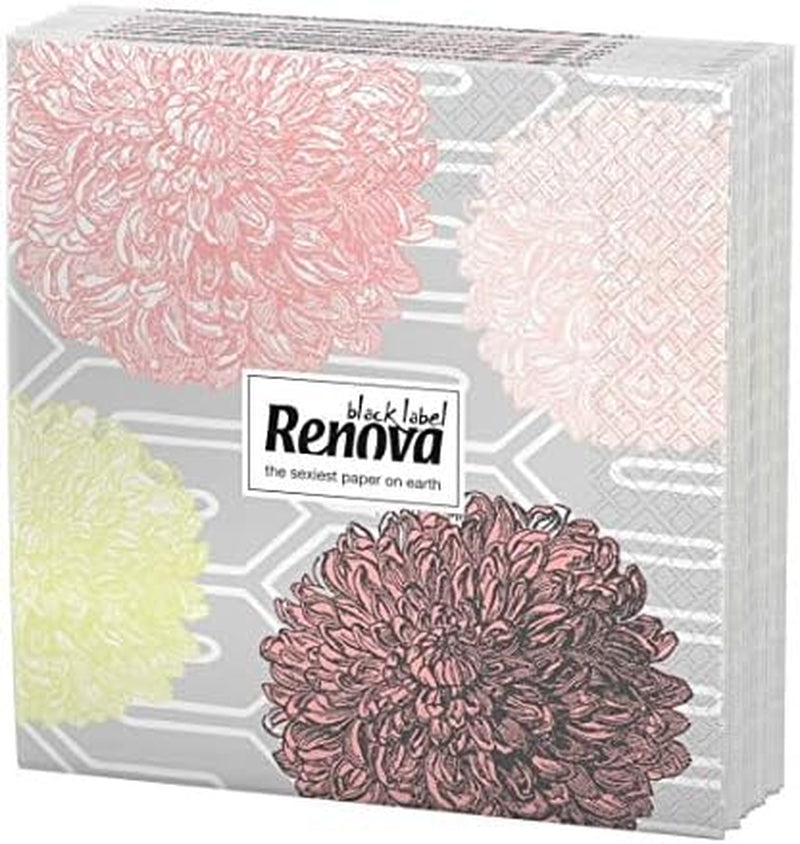 Serviettes en papier Renova, très décorées, 20 pièces, 110 G