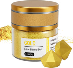Paillettes comestibles, diverses nuances, 5 grammes Naty Shop Gold