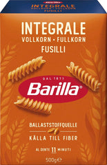 Barilla Pasta Integrale Fusilli – Pâtes de semoule aux fibres naturelles, 500 g