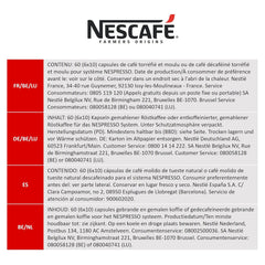 NESCAFÉ Farmers Origins Colombia Espresso Entkoffeiniert 6 x 10 Capsules de café - Capsules de café pour machines Nespresso
