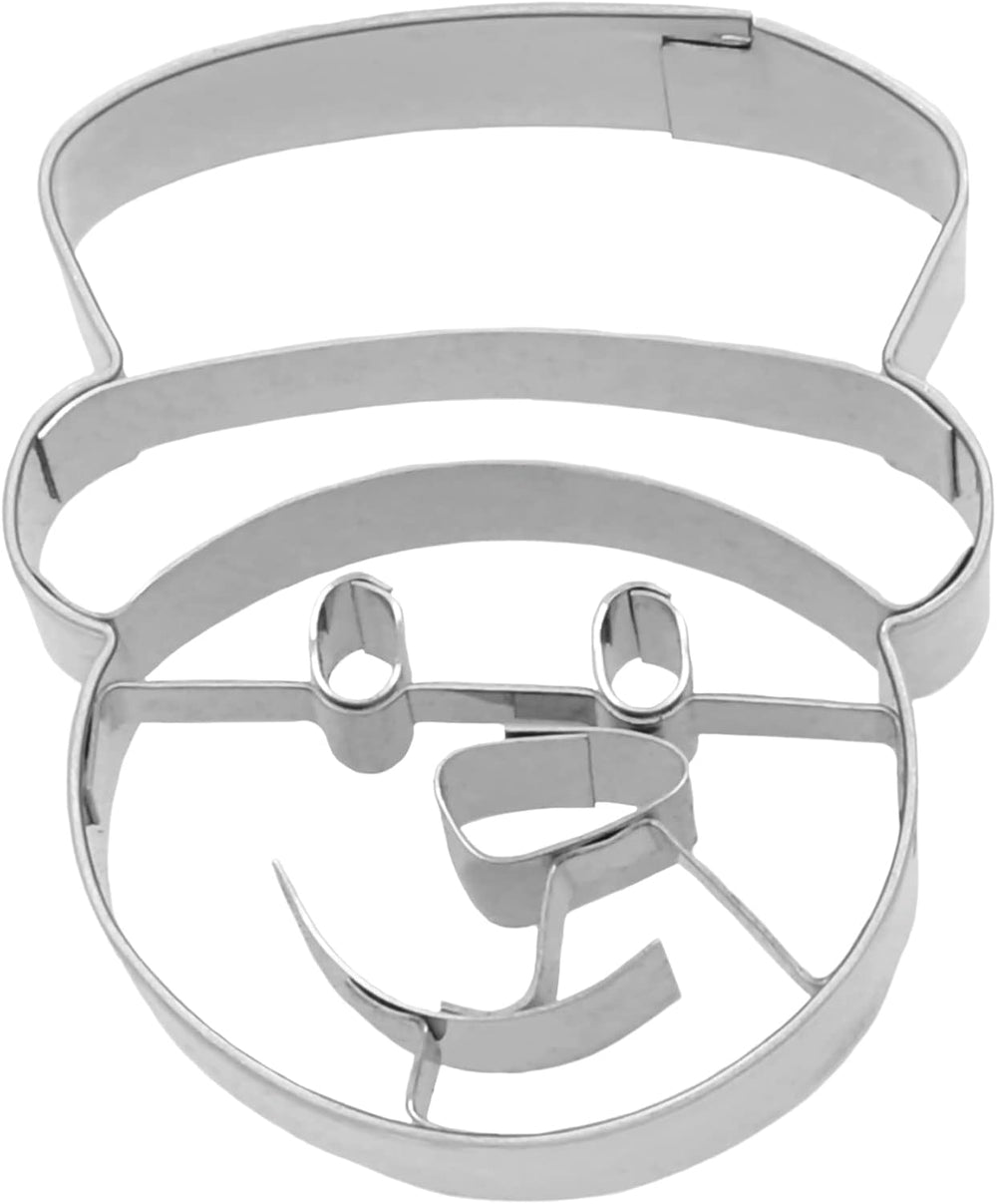 Birkmann Emporte-pièce bonhomme de neige, pour couper et décorer des biscuits, pâte d'amande et fondant, acier inoxydable, passe au lave-vaisselle, 6 cm
