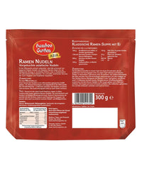 Bamboo Garden - Nouilles ramen précuites | Prêt en 2 minutes | Végétaliens | 300g dans un sachet