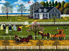 Buffalo Games - Charles Wysocki - Dames de pétanque de Marthas Vineyard - puzzle 1000 pièces Puzzle Naty Shop Charles Wysocki